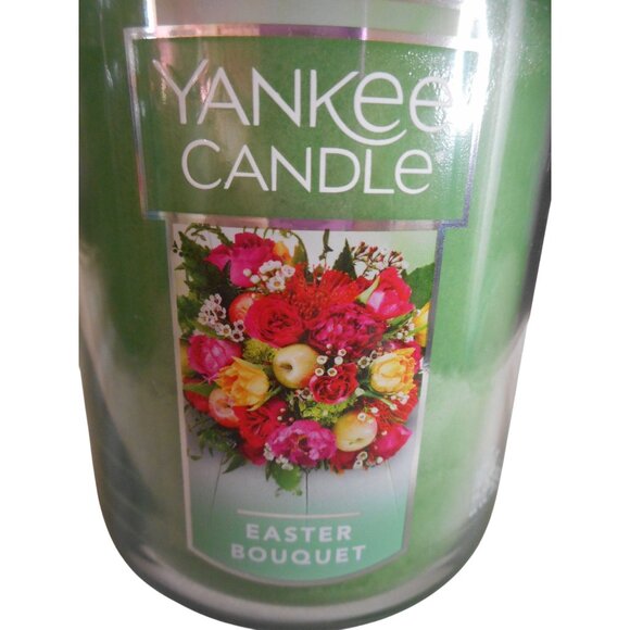 Retired Yankee Candle Easter Bouquet 22 oz Large Jar - Picture 2 of 3